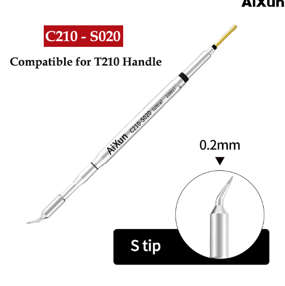 **Auxin C210-S020 Eğri Havya Ucu – Hassas Lehimleme İçin Mükemmel Seçim!** 🔥 🔹 **Uyumluluk:** C210 serisi havya kolları ile tam uyumludur. 🔹 **Eğri Uç Tasarımı:** Dar alanlarda ve hassas lehimleme işlemlerinde maksimum kontrol sağlar. 🔹 **Dayanıklı Malzeme:** Yüksek kaliteli alaşımdan üretilmiş olup uzun ömürlü kullanım sunar. 🔹 **Hızlı Isınma:** Düşük sıcaklık kaybı ile hızlı ve stabil ısınma performansı gösterir. 🔹 **Profesyonel Kullanım:** Elektronik kart tamiri, SMD bileşen lehimleme ve ince işçilik gerektiren uygulamalar için idealdir. 📦 **Hassas ve güvenilir lehimleme işlemleri için Auxin C210-S020 Eğri Havya Ucu’nu hemen sepetinize ekleyin!** 🚀