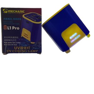 **Mechanic L1 Pro UV Kür Lambası – Hızlı ve Etkili Kürleme Çözümü** Mechanic L1 Pro UV Kür Lambası, elektronik tamirlerde ve DIY projelerinde UV reçine kürleme işlemleri için özel olarak tasarlanmıştır. Yüksek verimli UV ışık teknolojisi, hızlı ve etkili kürleme sağlar. Kompakt ve taşınabilir tasarımı sayesinde kullanımı kolaydır, ayrıca uzun ömürlü LED ışıkları ile dayanıklıdır. Lehimleme, ekran onarımı, reçine uygulamaları ve diğer hassas işlemler için ideal bir araçtır. Profesyonel kullanımlar için mükemmel bir çözümdür.