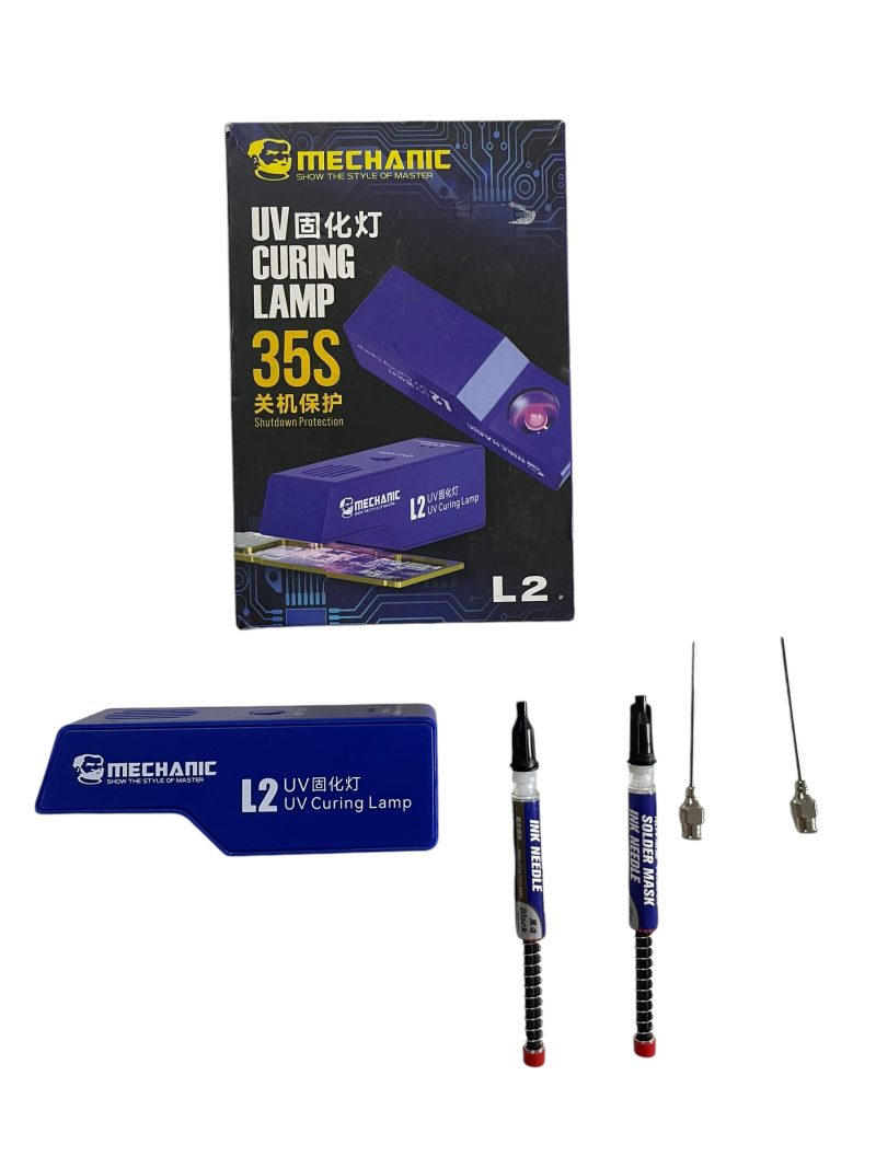**Mechanic L2 UV Kür Lambası – Hızlı ve Etkili Kürleme Çözümü** Mechanic L2 UV Kür Lambası, özellikle elektronik tamir ve DIY projelerinde UV reçine kürleme işlemleri için tasarlanmıştır. Yüksek kaliteli UV ışık kaynakları, reçineyi hızlı ve etkili bir şekilde kürler, zaman kazandırır. Kompakt ve ergonomik tasarımı, kullanım kolaylığı sağlarken dayanıklı yapısı uzun ömürlüdür. Lehimleme, ekran onarımı ve diğer hassas işlemler için ideal bir araçtır. Profesyonel tamirciler için mükemmel bir yardımcıdır.