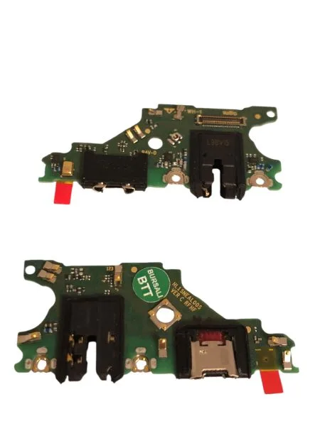 Huawei Nova 3i uyumlu şarj bordu – mikro USB şarj soketi ve mikrofon içeren alt bağlantı parçası